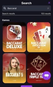 online baccarat