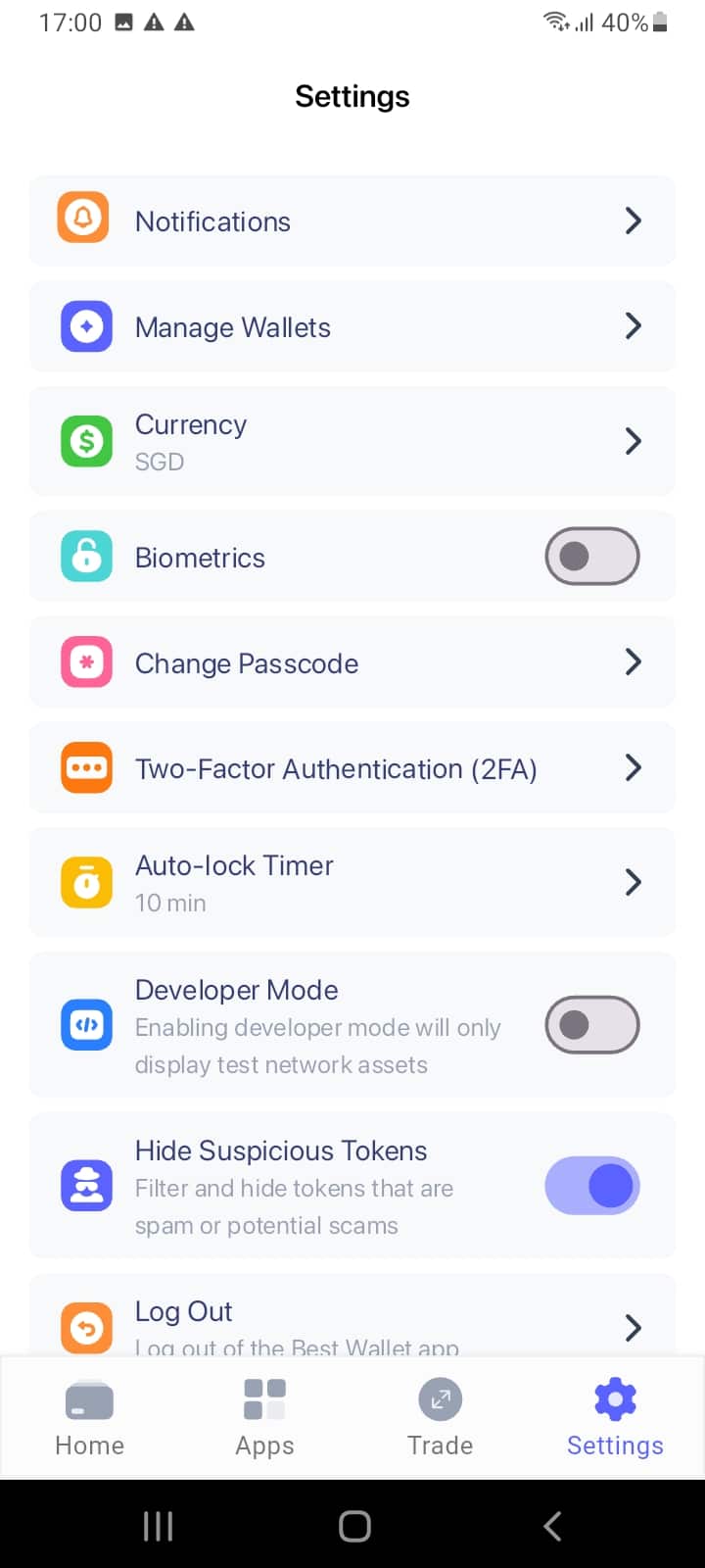 how to use Best Wallet app