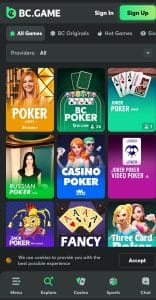 bc game poker