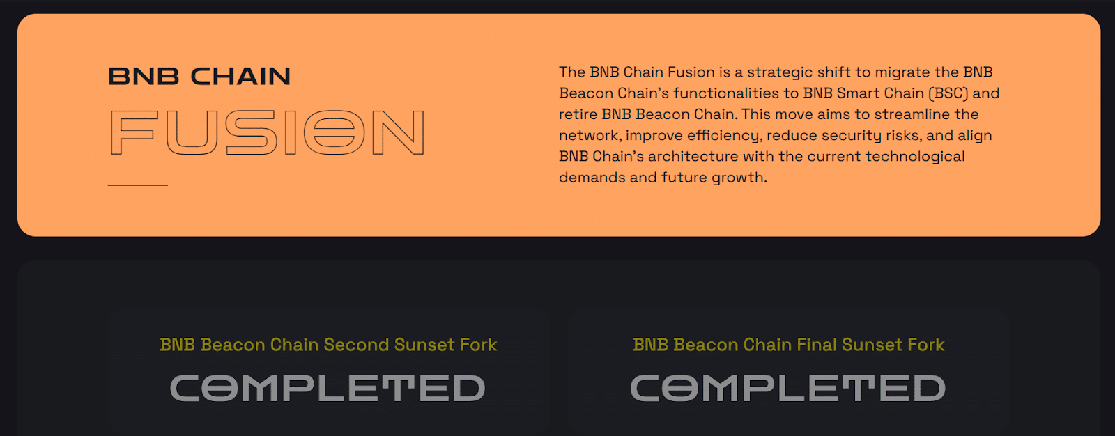 binance smart chain bnb chain fusion