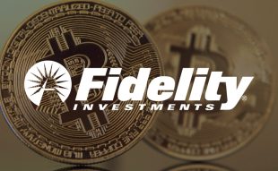 Fidelity investment with bitcoin logo