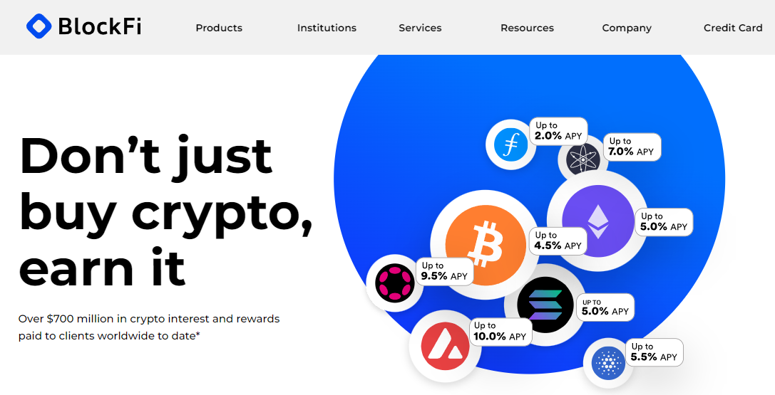 How to earn interest on crypto BlockFi