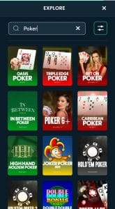 mega dice poker