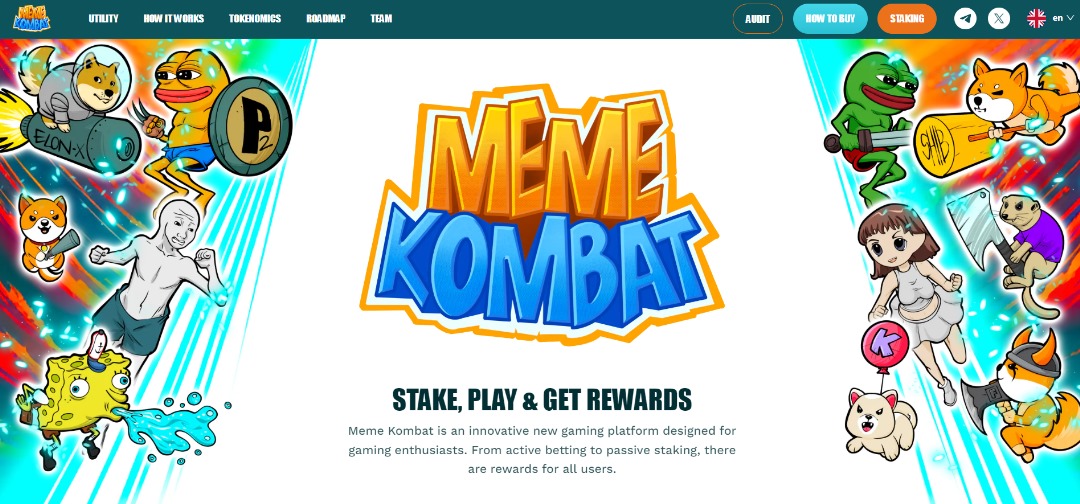 meme kombat homepage